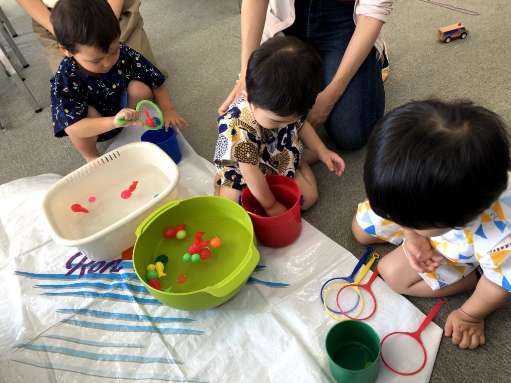 Summer Festival で夏祭り 英語で魚釣りをしました 海の生き物や魚は英語で何ていう 大阪北摂のこども英会話とsundayスクール Idit イディット